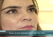 Oğru qadın yenidən ev yardı – 9 minlik zərər – VİDEO