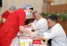 SOCAR “Azəriqaz” İB-də könüllü qanvermə aksiyası keçirilib-FOTO